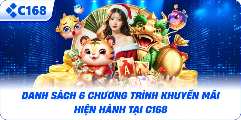 Danh sách 6 chương trình khuyến mãi